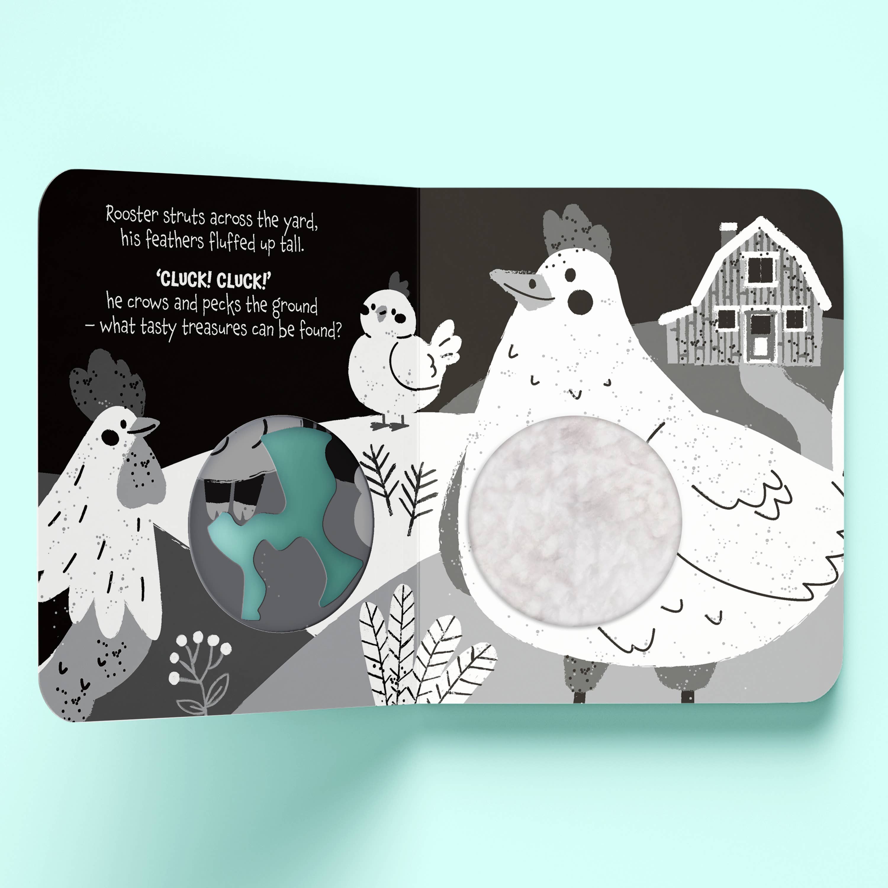 High Contrast Moo Moo! Touch and Feel Board Book