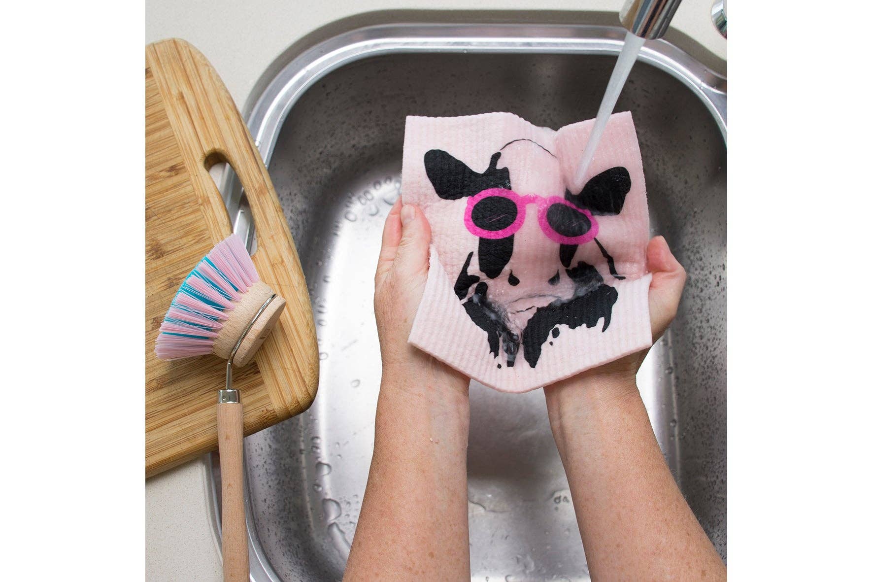 Sponge Cloth - Cow: Packaging sleeve