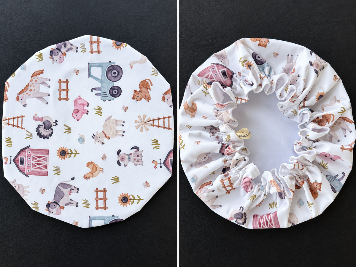 Jomi Handmade Farmyard Shower Cap 🌾🐄